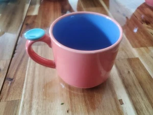 Lindt-Stymeist Colorways Mug or Cup Salmon, Blue & Teal Stoneware - Picture 1 of 4