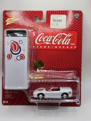 1998 Corvette Convertible Coca Cola with Bonus Tin by Johnny Lightning NEW 1:64 - Image 1 of 2