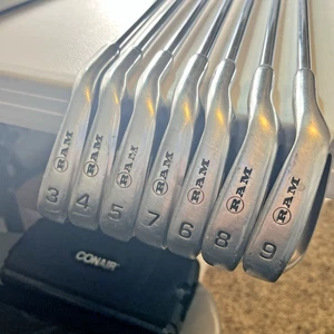 RAM Concept Golf Club Iron Set 3–9 + PW (8 Clubs) Men’s Right-Handed Steel Shaft - Picture 1 of 13