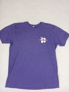 Trader Joes Mitarbeiter T-Shirt Kurzarm Lila Small/Medium ohne Etikett sauber - Bild 1 von 6