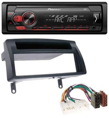 Pioneer DAB 1DIN MP3 AUX USB Autoradio für Toyota Corolla E12 2003-2008 dunkelgr - Bild 1 von 4