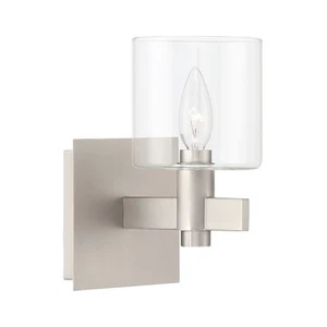 Eurofase Lighting 46811 Decato 9" Tall Bathroom Sconce - Nickel - Picture 1 of 3