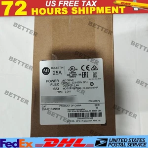 Nuevo 25A-D1P4N104 Allen Bradley 25A-D1P4N104/B PowerFlex 523 unidad de CA 0,4 kW - Imagen 1 de 4