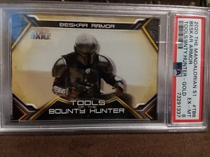 Topps The Mandalorian Beskar Armor PSA 6 Gold 8/10 - Bild 1 von 2