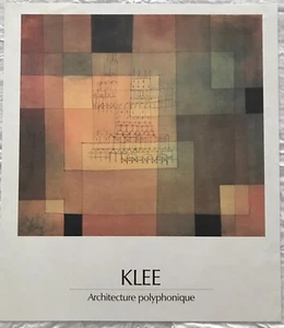 SCHÖNER SELTENER KUNST POSTER DRUCK VINTAGE ARCHITEKTUR DES SCHWEIZER KÜNSTLER PAUL KLEE - Bild 1 von 1