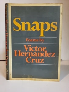 Victor Hernandez Cruz – Snaps – SIGNED to Sam Cornish – 1969 HC/DJ FIRST Poetry - Picture 1 of 10