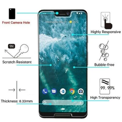 For GOOGLE Pixel 10 Pro 9 8 7 6 Shockproof Tempered Glass Screen Protector Guard - Image 1 of 4