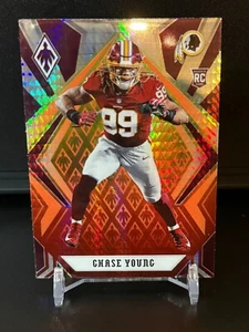 2020 Panini Phoenix Rookies Fanatics Fire Burst Chase Young #112 Rookie RC - Picture 1 of 2