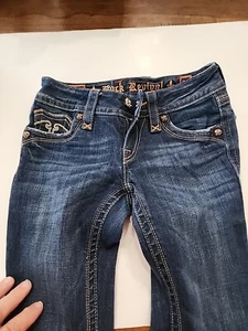 Rock Revival - Beborah- Boot Cut Jeans - Size 26 - Inseam 30 - Picture 1 of 10