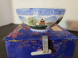 Hand Painted Jingdezhen Chinese Fine Eggshell Porcelain Tea Rice Cup - Picture 1 of 10