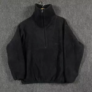 Marmot Womens Small Half Zip Pullover Fleece Jacket Black High Neck Polartec - Picture 1 of 12