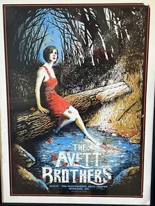 Zeb Love Avett Brothers Spokane Concert Poster Print Signed Numbered Art 2013 - Picture 1 of 7