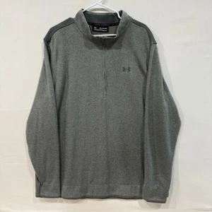 Under Armour ColdGear 1/4 Zip Pullover Herren 3XL grau Fleece sportlich Oberteil - Bild 1 von 5