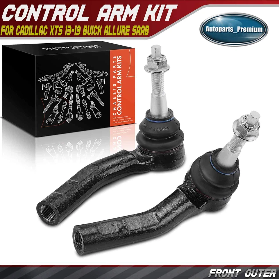 2x Extremo de barra de amarre exterior para Cadillac XTS 13-19 Buick Allure LaCrosse XTS Saab 9-5 Foto 1 de 4