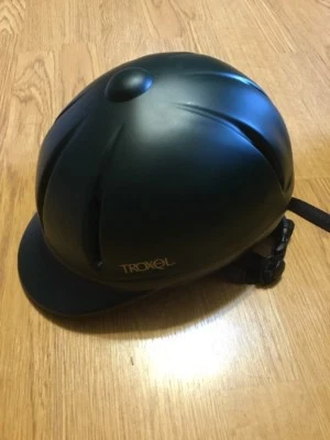 Casco de equitación Troxel Legacy dorado (color: verde, tamaño: pequeño) Foto 1 de 4