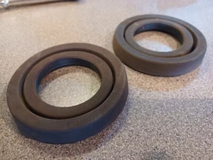 Honda Nissan OEM Rubber Headlight Gasket Seal Pair Set Dust Boot Cover 2x - Picture 1 of 2