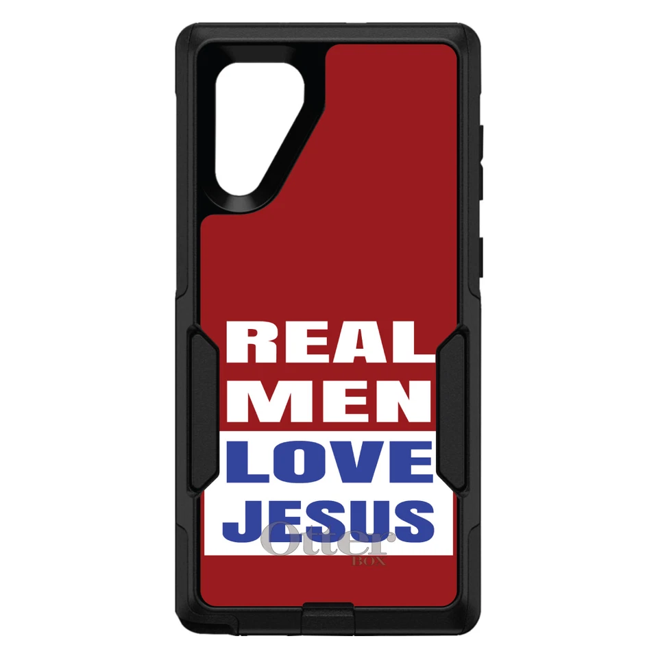OtterBox Commuter para Galaxy Note (elige modelo) rojo azul hombres reales aman a Jesús Foto 1 de 1