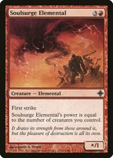 1x FOIL Soulsurge Elemental ROE MTG Magic No163 English NM/UNPLAY UC card x1