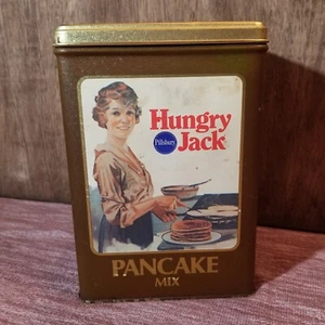 VINTAGE PILLSBURY HUNGRY JACK PANCAKE MIX SAMMLERDOSE - Bild 1 von 12