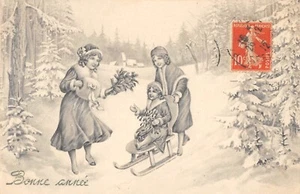 CPA ILLUSTRATEUR / V.K.VIENNE / BONNE ANNEE - Picture 1 of 2