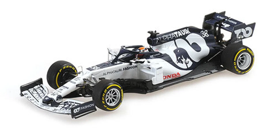 1 43 MINICHAMPS Alphatauri Honda At1 Tsunoda Test Abu Dhabi 2020 F1 417209938