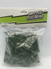 Battle Soldiers BAG OF 2" PLASTIC ARMY MEN BRAND NEW 45 Soldiers 10 Accessories