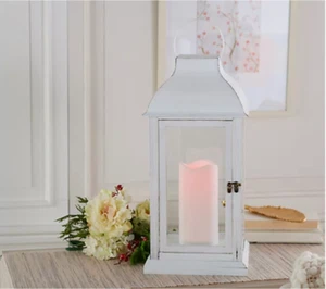 Home Reflections 23" In/Outdoor Lantern w/Color Morphing Pillar - Picture 1 of 6