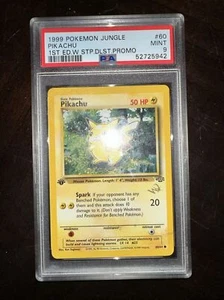 Pokémon TCG Pikachu Jungle 60/64 Wizards Promo 1st Edition Card 1999 WOTC Stamp - Picture 1 of 2