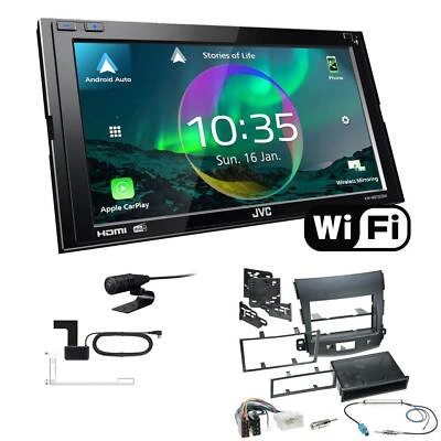 JVC Autoradio WiFi Apple CarPlay Android für Citroen C-Crosser 2007-2012 schwarz - Bild 1 von 4