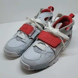 Nike Air Trainer Huarache Pure White & Red Sportschuhe 6,5 Jahre - Bild 1 von 15