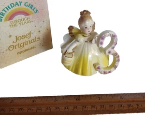 RARE Josef Originals Birthday Girls 3 Years Old Angel *NOS *Original Box - Picture 1 of 6