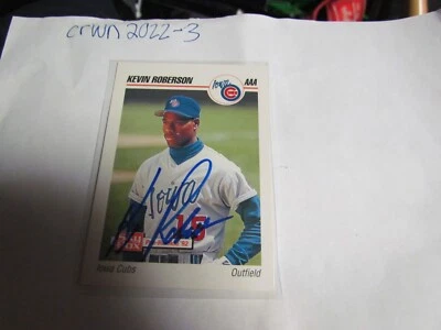 1992 Skybox Kevin Roberson signed baseball card  - Image 1 of 2