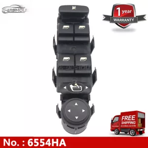 Car Window Control Button Switch Window Lifter 6554.HA For Citroen C4 2005-2011 - Picture 1 of 10