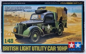 British Light Utility Car 10HP 1/48 Tamiya Bausatz mit Fahrerfigur NEU & OVP - Bild 1 von 5