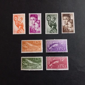 COLONIE SPAGNOLE - IFNI 1954/ INSIEME DI N. 8 VALORI INTEGRI MNH** - Imagen 1 de 2