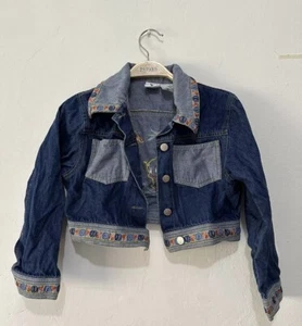 Girls Tweety Bird Demin Jean Jacket Size 10 - Picture 1 of 4