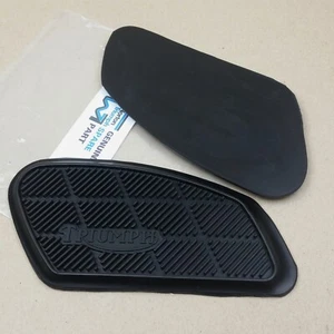 Triumph Unit Petrol Gas Fuel Tank Knee Rubbers Pair NOS, 82-8192 82-8193 - Picture 1 of 1