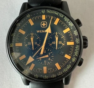 Rare Men WENGER Swiss Army RAID COMMANDO 12Hr CHRONOGRAPH in Great condition - Picture 1 of 3