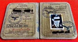 WWII German Luftwaffe Military Officer ID Document / DOCUMENTACIÓN PILOTO WWII - Imagen 1 de 11