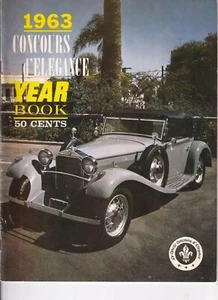 1963 Vista Del Mar Concours D'Elegance Yearbook - Picture 1 of 5