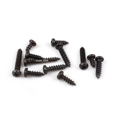 M2 M2.3 M2.5 M3 M4 Black Steel Phillips Pan Head Self Tapping Screws Sheet Metal - Image 1 of 4