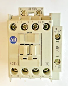ALLEN-BRADLEY 100-C12*10 CONTACTOR SER.A W/100-S AUX CONTACT SER.B - Picture 1 of 8