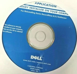 Roxio Sonic RecordNow 6.5.3 Software Reinstall CD 0F4301 F4300 by Dell RARE - Picture 1 of 1