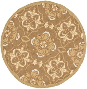 Safavieh Chelsea BROWN / GREEN 3' X 3' Round Area Rug - HK376C-3R - Picture 1 of 2