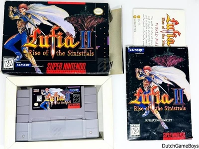 Super Nintendo / Snes - Lufia II - Rise Of The Sinistrals + Poster / Map - USA - Image 1 of 4