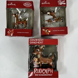 Hallmark Ornament Rudolph the Red Nosed Reindeer Christmas Bells Girl - Picture 1 of 11