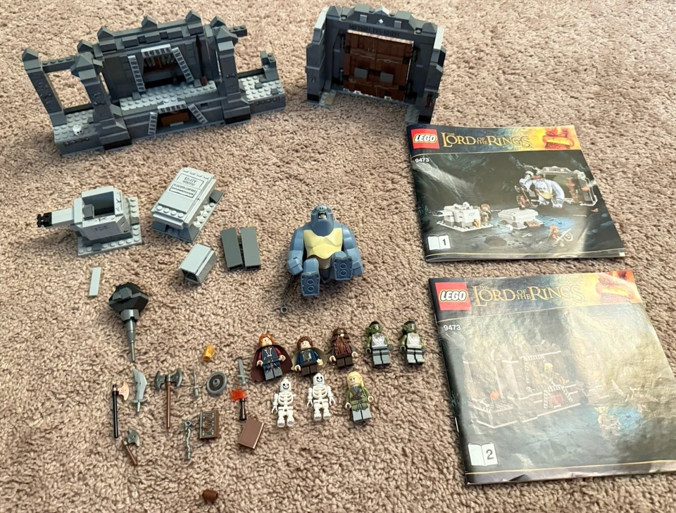 LEGO Lord Of The Rings 9473 The Mines Of Moria Great Condition w/ Instructions - Image 1 of 4