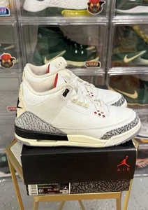 Größe 6,5 - Jordan 3 Retro Mid White Cement Reimagined Preowned Originalkarton - Bild 1 von 6