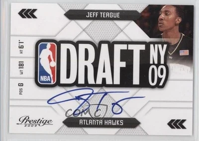 2009 Panini Prestige NBA Draft Class Signatures Jeff Teague #19 Rookie Auto RC - Image 1 of 2