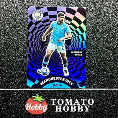 DAKA TOP AUDIENCE 2024-25 MATHEUS NUNES /199 PURPLE REFRACTOR TUNNEL VISION MCI - Image 1 of 2